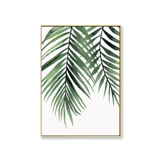 Home Decor Green Plant Canvas Painting Home Decor Green Plant Canvas Painting